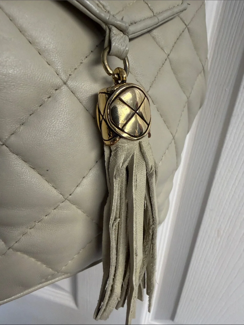 Chanel Vintage Quilted Tassel Bag